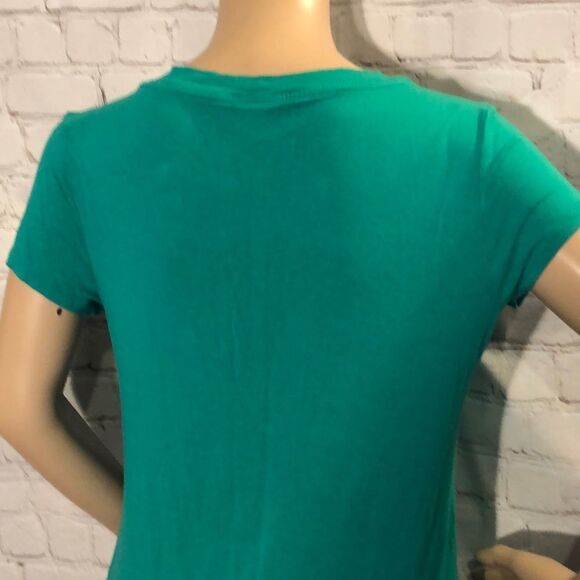 Canyon River Blues Jewel Green Vneck Tee M - Picture 7 of 10